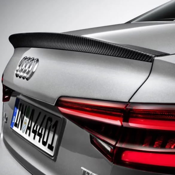 Rear poiler Carbon matte Audi A4 S4 B9 saloon