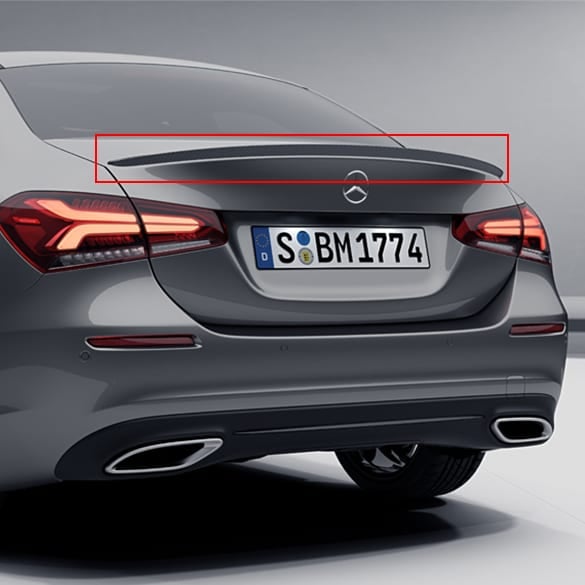 Rear spoiler A-Class V177 sedan Genuine Mercedes-Benz