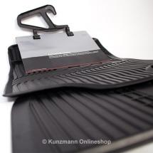 car rubber floor mats front | Audi A1 | black | 2 pieces | original Audi  | 8X1061501A 041