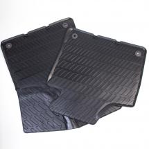 Audi A3 8P car rubber floor mats original black | 8P1061501 041