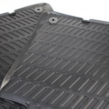 Audi A3 8P car rubber floor mats original black | 8P1061501 041