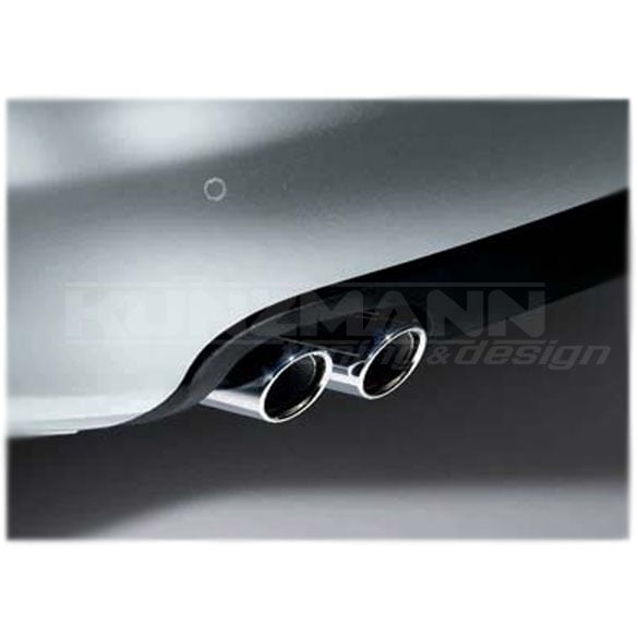 Sport tailpipe trims | A4 B8 (Typ 8K) | genuine Audi | 8K0071761