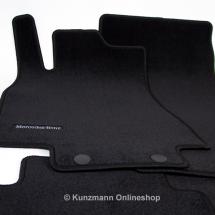 Velour floor mats set A-Class W169 Original Mercedes-Benz black | B66293509