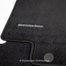 Velour floor mats set A-Class W169 Original Mercedes-Benz black | B66293509