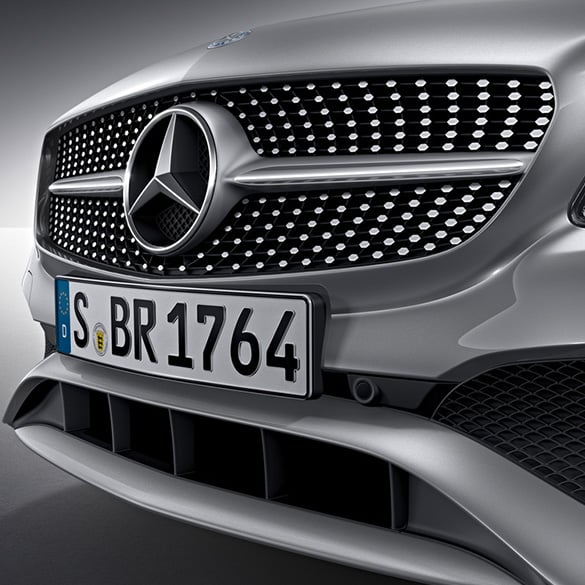 Diamond radiator grill chrome A-Class W176 facelift genuine Mercedes-Benz