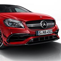 aerodynamic front bumper | AMG A45 A-Class W176 | upgrade | Mercedes-Benz | W176-Aero-Front