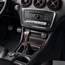 front cover with chrome frame / center console A-Class W176 | W176-Mittelkonsole-Chrom