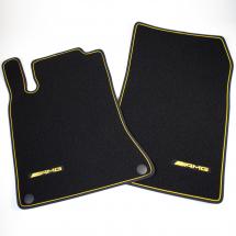 AMG car mats Yellow Night Edition A-Class W176 original Mercedes-Benz | A17668056011C97-W176