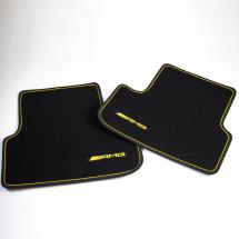 AMG car mats Yellow Night Edition A-Class W176 original Mercedes-Benz | A17668056011C97-W176