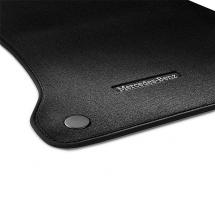 Velours floor mats black C-Class Cabrio A205 Genuine Mercedes-Benz | A20568006049J74/A20568077009J74