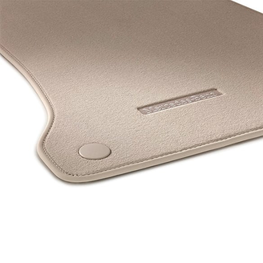 Velours floor mats silk beige C-Class Cabrio A205 Genuine Mercedes-Benz | A2056800604 8T67