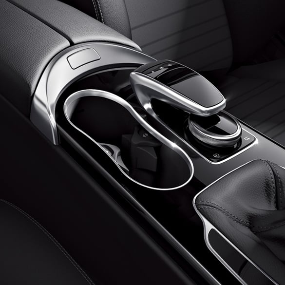 Cupholder drink holder C-Class W205 manual gear genuine Mercedes-Benz