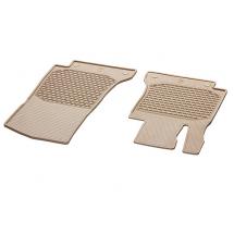 Rubber floor mats silk beige | C-Class W205 | Original Mercedes-Benz | A2056807508 8S85