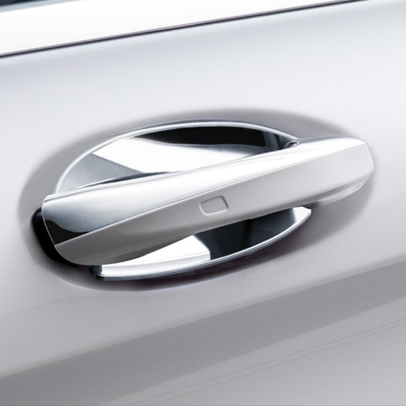Chrome door handle recesses small genuine Mercedes-Benz