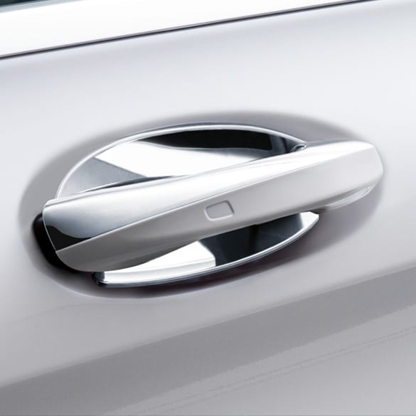 thumbnail image 2 of Chrome Door Handle Trim Set For Mercedes-Benz ML Class W164 (2005-2011) – 4pc ROYAL CHROME 2 of 6