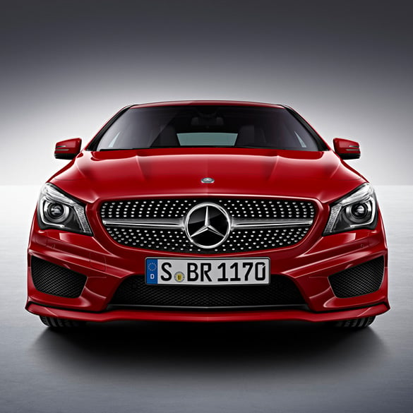 diamond radiator grille | AMG & night package | Mercedes-Benz CLA-Class W117 | A1178801303