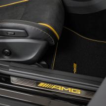 AMG car mats Yellow Night Edition CLA C117 / X117 original Mercedes-Benz | A17668056011C97-117