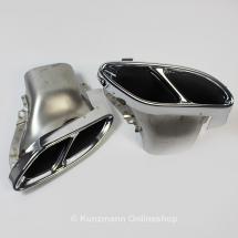 E43 AMG exhaust tips | C238/A238 coupe & cabrio | genuine Mercedes-Benz | 238-43-Auspuffblenden