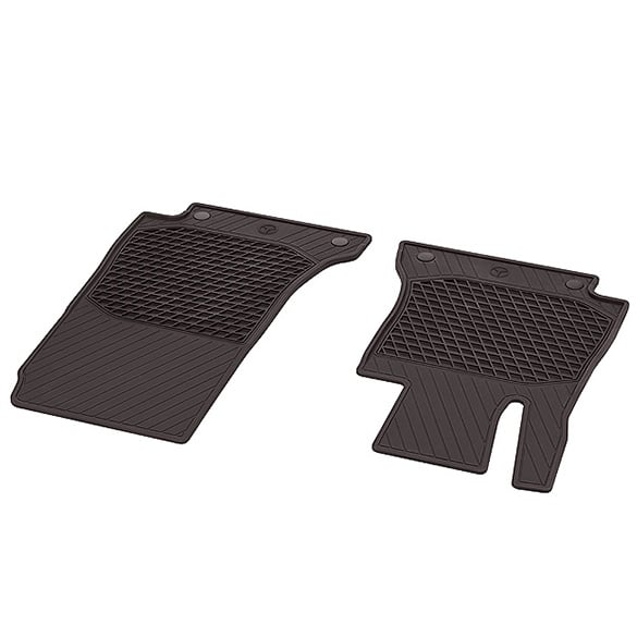 All season rubber front mats E-Klasse Coupe & Cabrio 238 brown genuine Mercedes-Benz