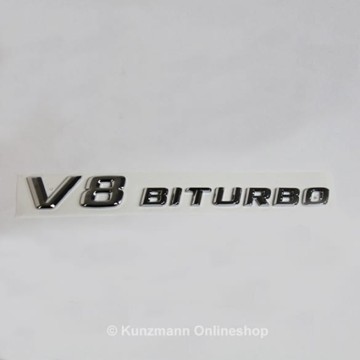 V8 Biturbo logo lettering | Fender | Genuine Mercedes-Benz | A2218171715