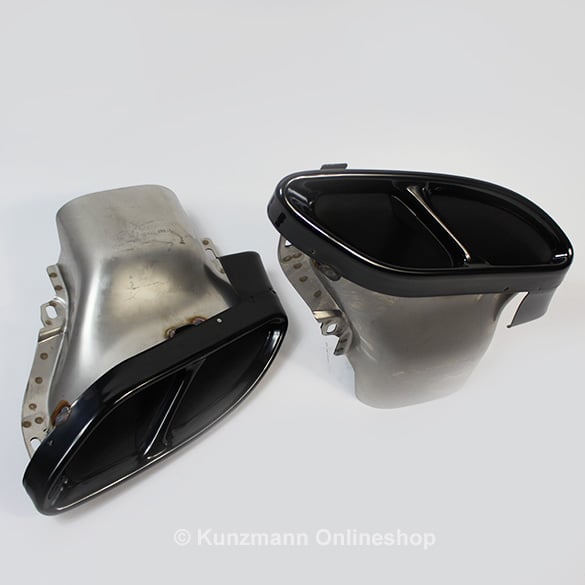 E 43 AMG exhaust tips E-Class W213 S213 genuine Mercedes-Benz