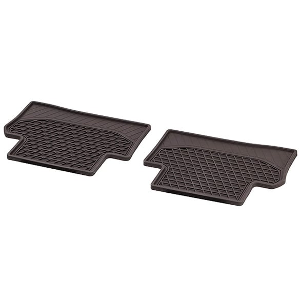 Rubber-floor carpets espressobraun rear E-Class W213 Genuine Mercedes-Benz | A2136800206 8U51