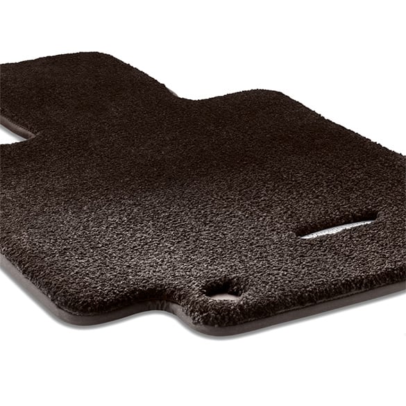 Exclusive Velours car mats E-Class W213 deep-pile genuine Mercedes-Benz espresso brown