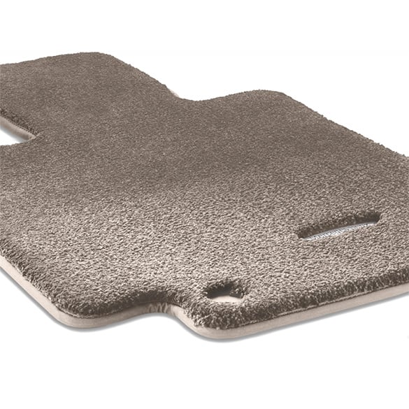 Exclusive Velours car mats E-Class W213 deep-pile genuine Mercedes-Benz macchiato beige