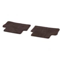 Exclusive Velours car mats E-Class W213 deep-pile rear genuine Mercedes-Benz brown | A2136802406 8U72