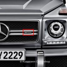 G 63 AMG radiator grill logo | G-Class W463 | original Mercedes-Benz | G63-AMG-Logo