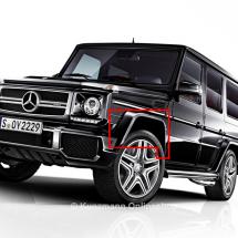 G 63 / 65 AMG fender flares | G-Class W463 | genuine Mercedes-Benz | G-463-63-RLV