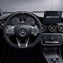 AMG performance steering wheel Yellow Night Edition GLA X156 original Mercedes-Benz | A16646014011C88-X156