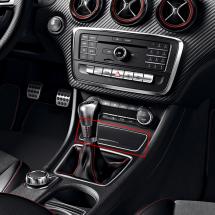 Front cover with chrome frame / center console GLA X156 | X156-Mittelkonsole-Chrom