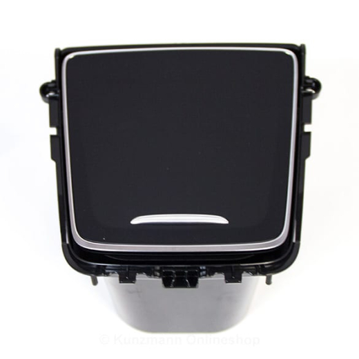 Rear cover with chrome frame / center console GLA X156 | X156-Ablage-Chrom-Hinten