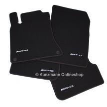 AMG velour floor mats | Mercedes-Benz GLA X156 | RED CUT | A17668067013D16-X156