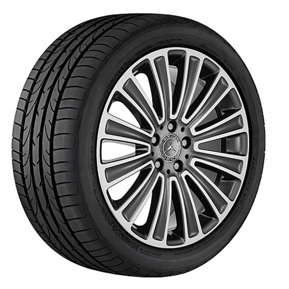 19 inch rim-set 12-spoke-design GLC X253  C253 Mercedes-Benz | A25340111007X44-Satz