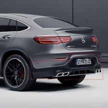 GLC Coupe 63 AMG diffusor with exhaust tips | genuine Mercedes-Benz | GLC-C253-Coupe-Diffusor