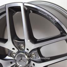 AMG 19 inch rim set 5-twin-spoke design GLC X253 original Mercedes-Benz | A2534011800/7X21-Satz