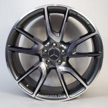 AMG 21 inch rim set 5-twin-spoke design titangrau GLC X253 original Mercedes-Benz | A25340120/28007X21-Satz