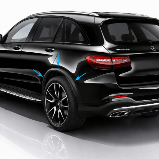 AMG fender flares GLC 43 AMG Mercedes-Benz SUV X253 | GLC43-radlaufv-ha