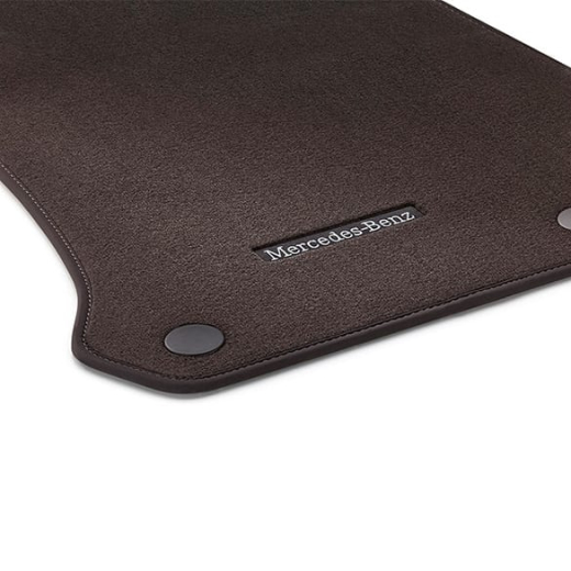 Tapis de sol velours espresso brun 4 pièces | GLC X253 | Original Mercedes-Benz | A2536802802 8T85