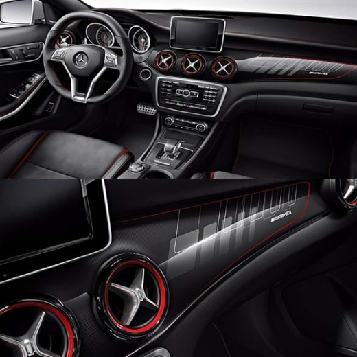 Élément de décoration AMG Edition 1 GLA X156 Mercedes-Benz d’origine | GLA-Zierelement-1