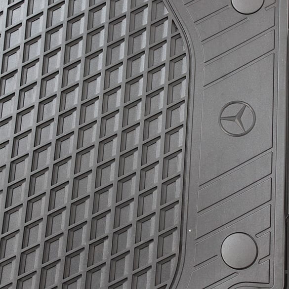 Car rubber floor mats GLC X253 original MercedesBenz A2536803703