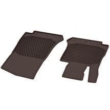 Rubber floor mats espresso brown 2-piece | GLC X253 | genuine Mercedes-Benz | A2536803703 8U51