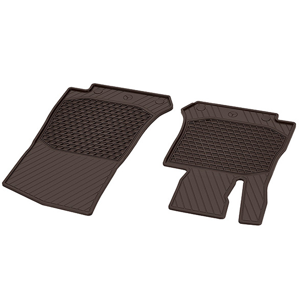 Rubber floor mats espresso brown 2-piece GLC X253 genuine Mercedes-Benz