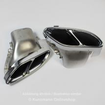 GLS 43 AMG exhaust tips | GLS X166 | genuine Mercedes-Benz | GLS43-Auspuffblenden