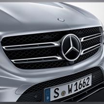 GLE W166 | Night package radiator grill | Genuine Mercedes-Benz | GLE W166-Kuehlergrill