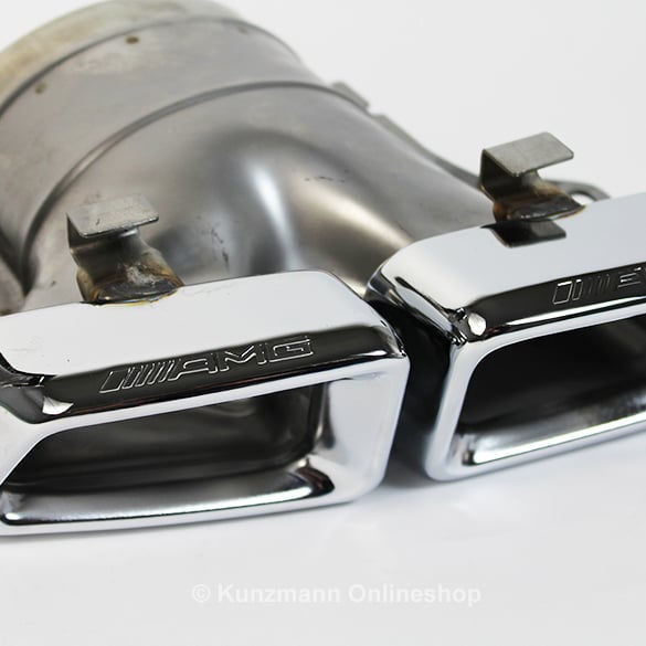 AMG exhaust tailpipes M-Class W166 Genuine Mercedes-Benz
