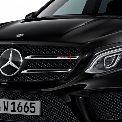 AMG logo radiator grille GLE SUV W166 original Mercedes-Benz | W166-AMG-Logo-Grill