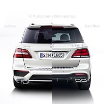 facelift rear lights M-Class W166 genuine Mercedes-Benz retrofitting | W166-Facelift-Heckleuchten